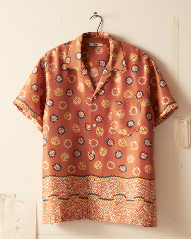 Dotted Border Short Sleeve Shirt SHIRT BODE New York