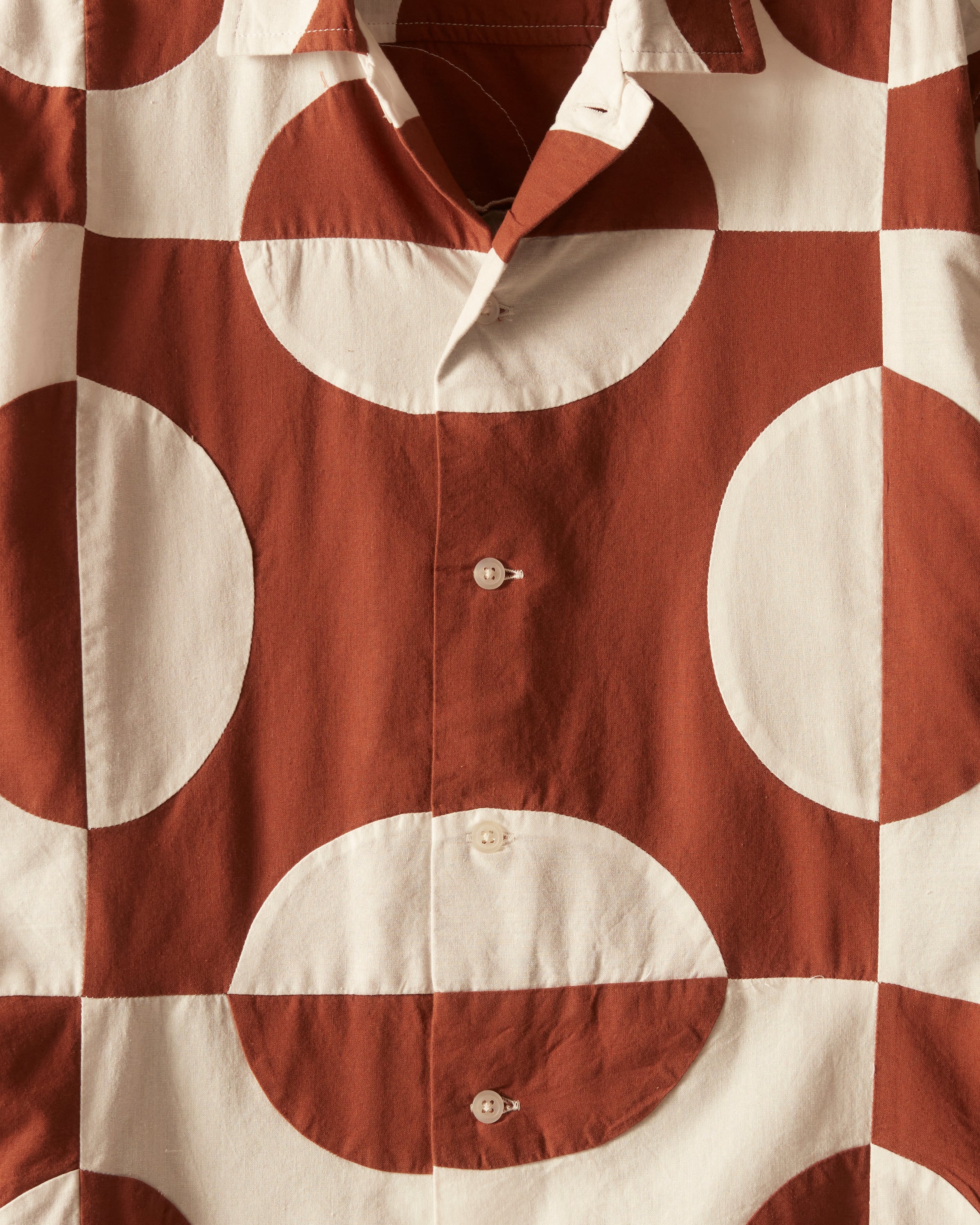 BODE／ボーディ／DUO OVAL PATCHWORK SHIRT／シャツ Duo Oval Patchwork Long Sleeve Shirt – BODE