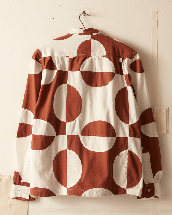 Duo Oval Patchwork Long Sleeve Shirt SHIRTS BODE New York