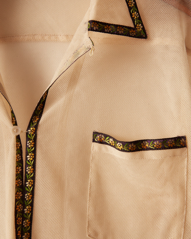 Floret Border Short Sleeve Shirt SHIRT BODE New York