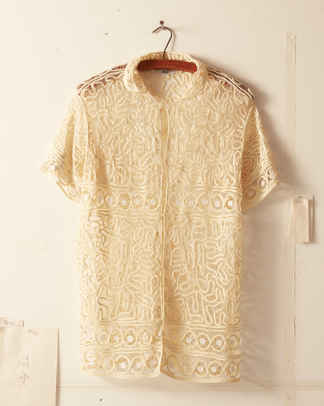 Formal Threadwork Short Sleeve Shirt SHIRT BODE New York