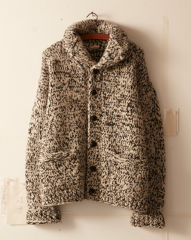 Gluckow Cardigan - Black Cream KNITWEAR BODE New York