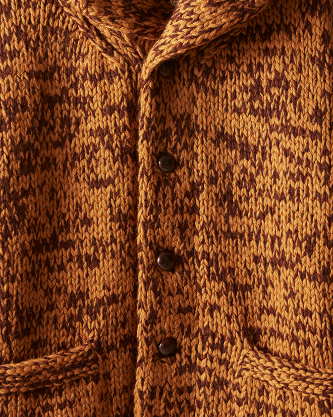 Gluckow Cardigan - Brown Yellow KNITWEAR BODE New York