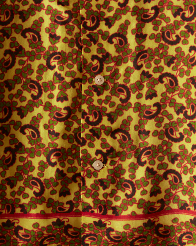 Lemon Paisley Short Sleeve Shirt SHIRTS BODE New York