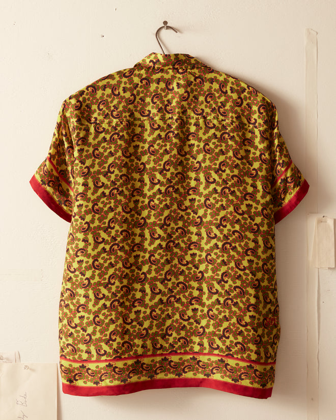Lemon Paisley Short Sleeve Shirt SHIRTS BODE New York