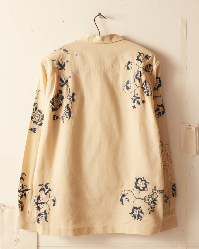 Mended Floral Long Sleeve Shirt SHIRT BODE New York