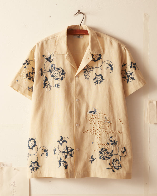 Mended Floral Short Sleeve Shirt SHIRT BODE New York