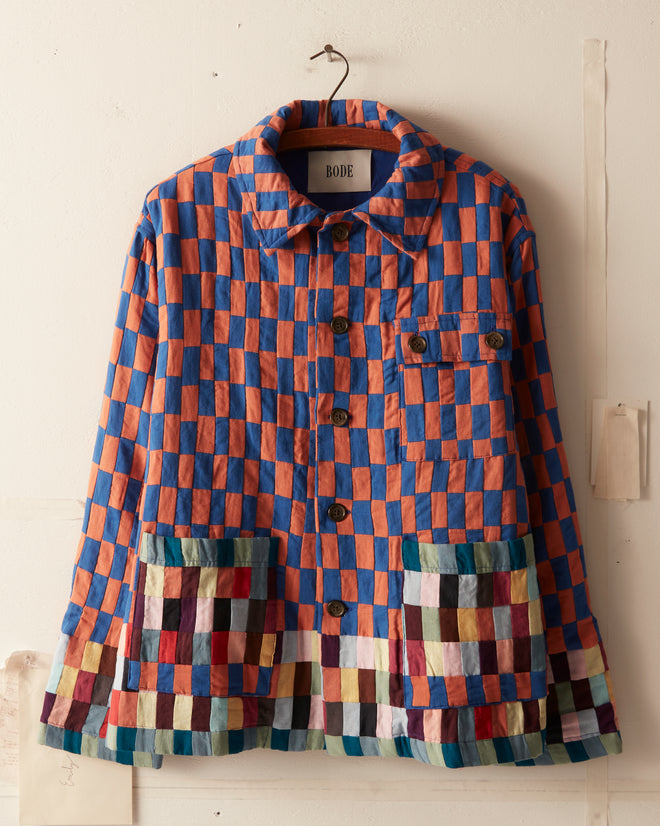 Mini Patchwork Workwear Jacket OUTERWEAR BODE New York