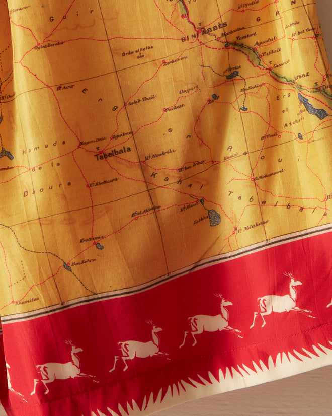 Morocco Map Shorts SHORTS BODE New York
