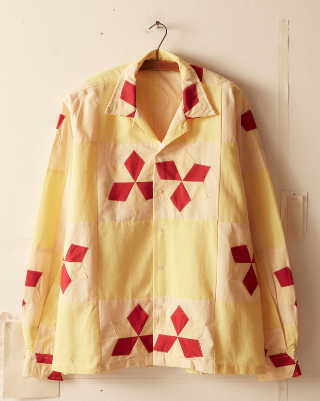 Novel Star Quilt Long Sleeve Shirt SHIRTS BODE New York
