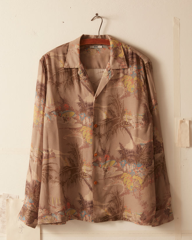 Riviera Print Long Sleeve Shirt SHIRT BODE New York