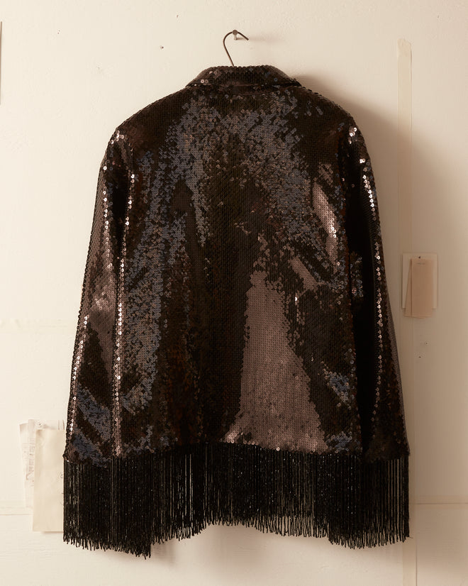 Sequined Blass Evening Jacket OUTERWEAR BODE New York