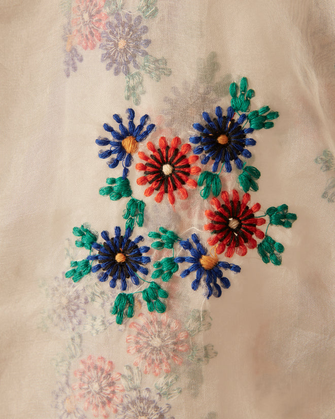 Sheer Daisy Long Sleeve Shirt SHIRT BODE New York