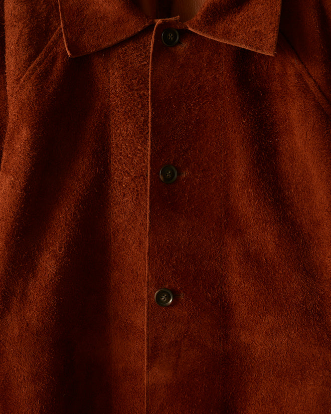 Suede Car Coat OUTERWEAR BODE New York