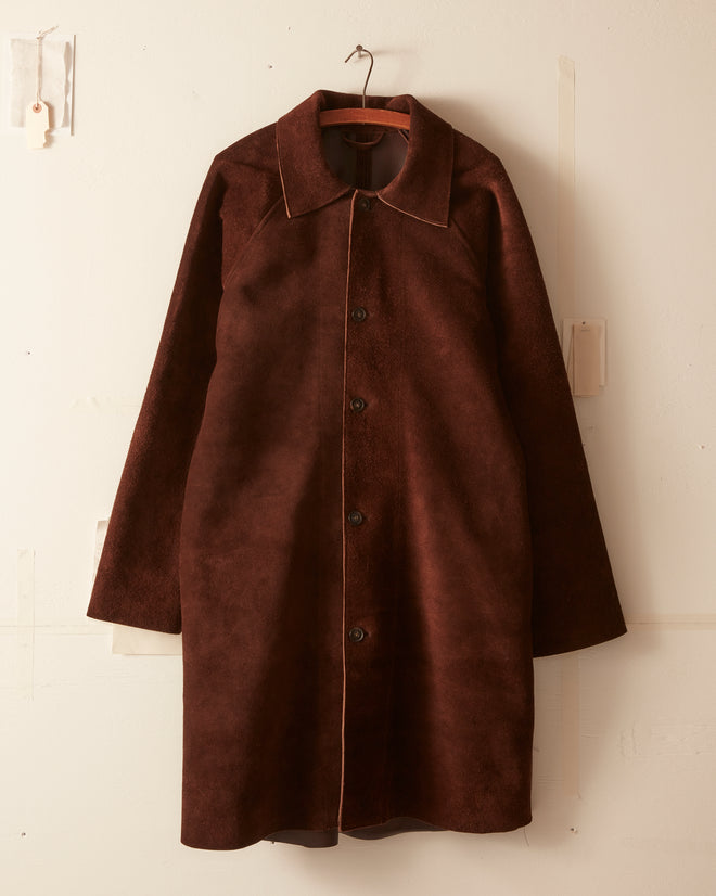 Suede Market Coat OUTERWEAR BODE New York