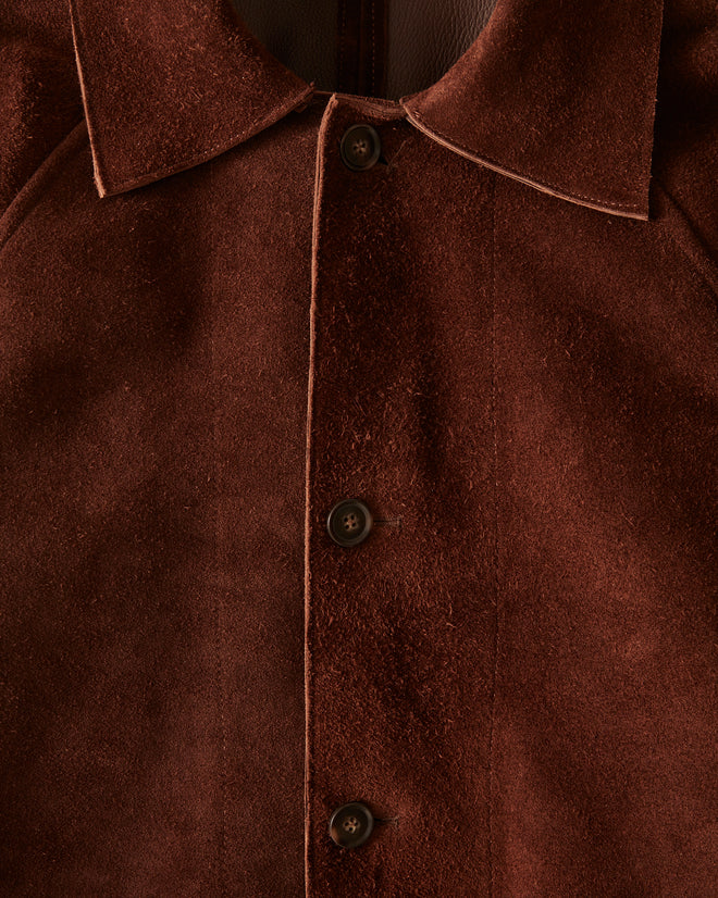 Suede Market Coat OUTERWEAR BODE New York