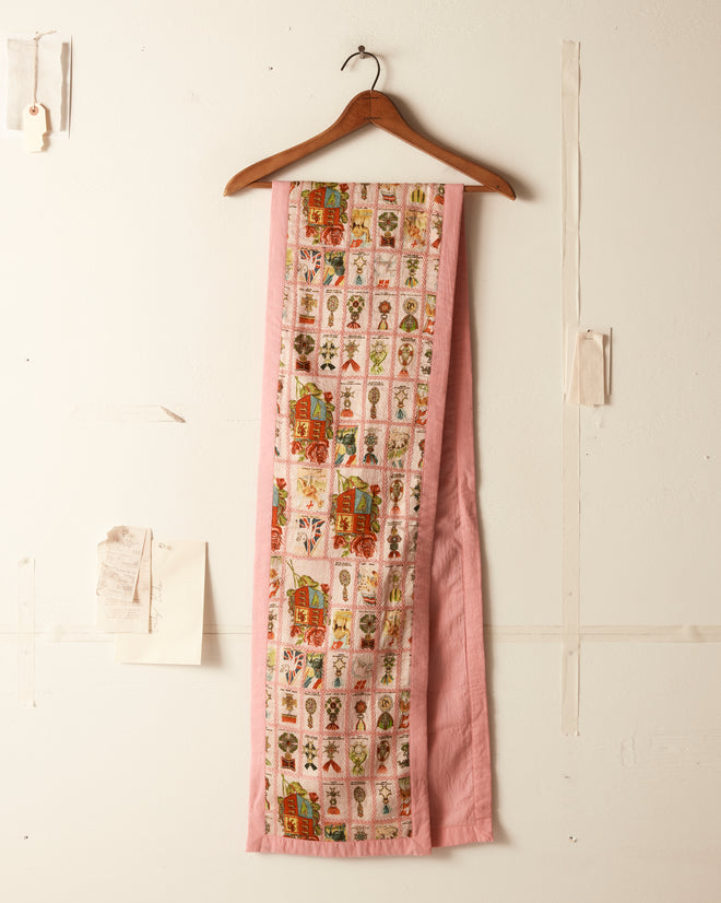 Tobacco Signet Quilt Scarf ACCESSORIES BODE New York