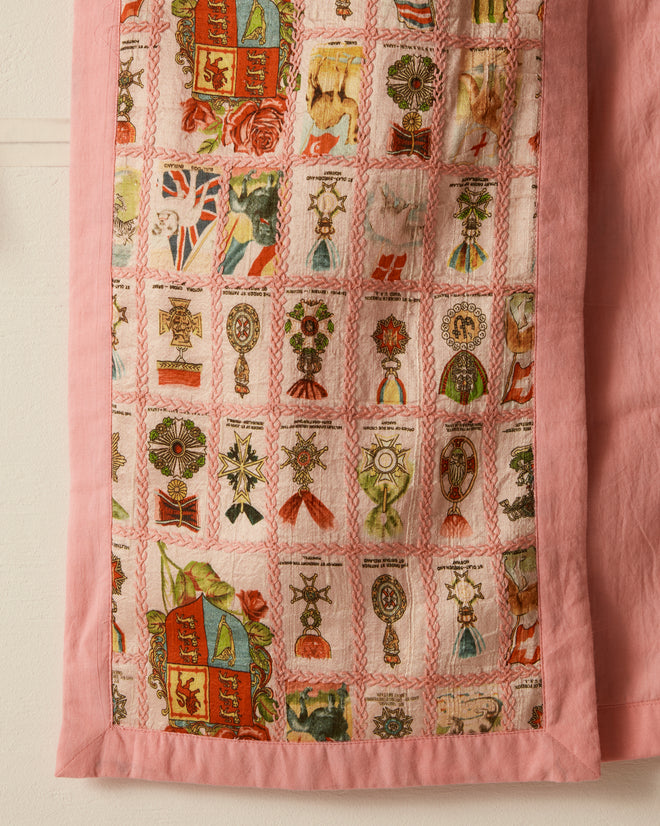 Tobacco Signet Quilt Scarf ACCESSORIES BODE New York