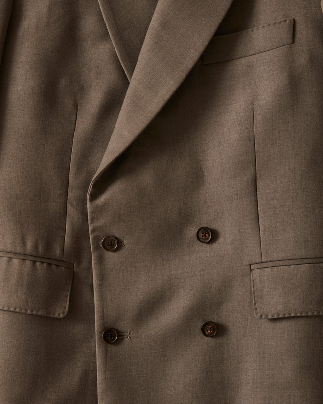 Tropical Wool Double-Breasted Suit Jacket SUIT JACKETS BODE New York