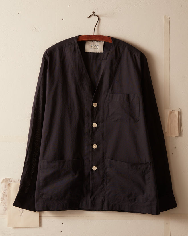 Voile Roberto Shirt - Midnight SHIRT BODE New York