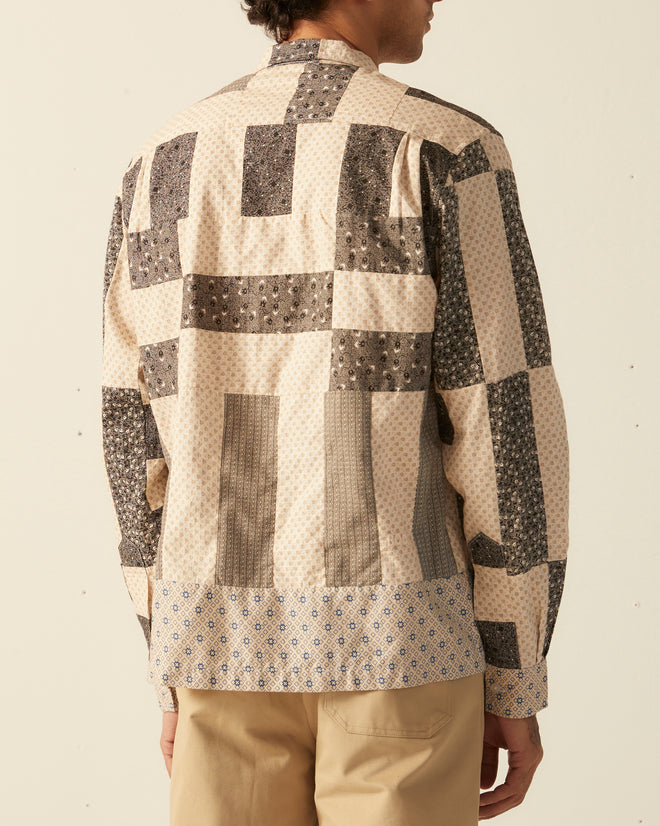 Bar Quilt Long Sleeve Shirt Shirt BODE New York