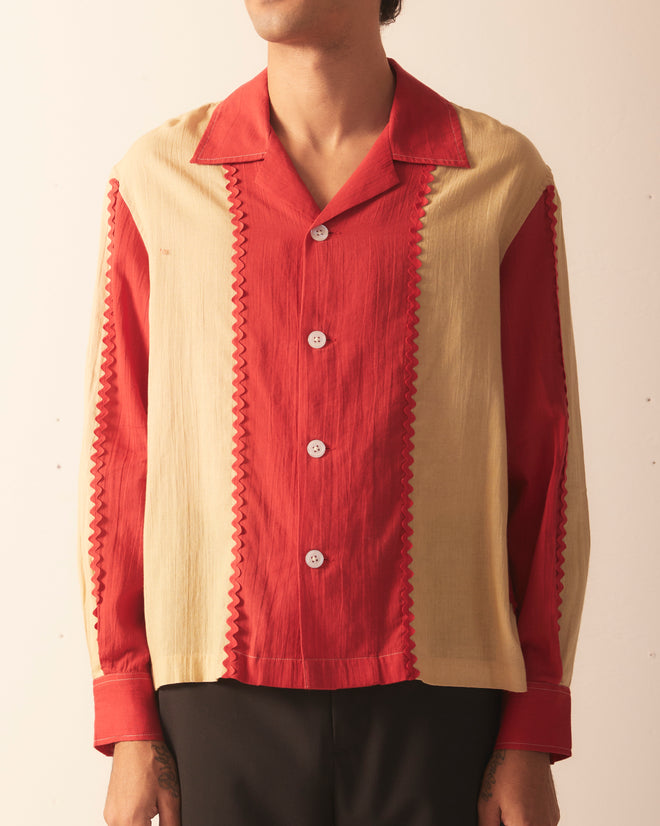 Bunting Stripe Long Sleeve Shirt SHIRT BODE New York