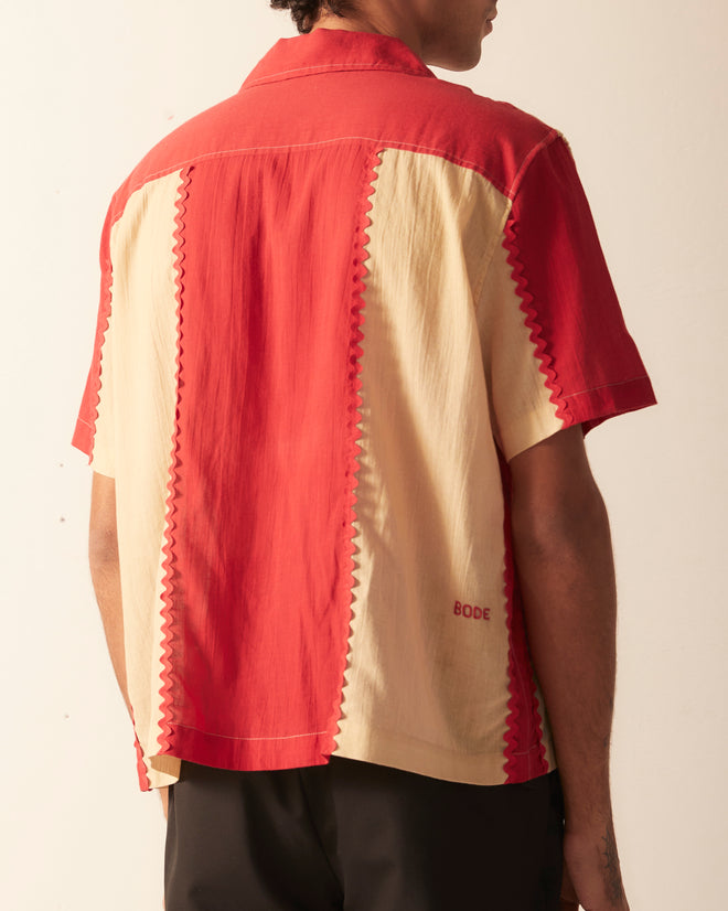 Bunting Stripe Short Sleeve Shirt SHIRT BODE New York