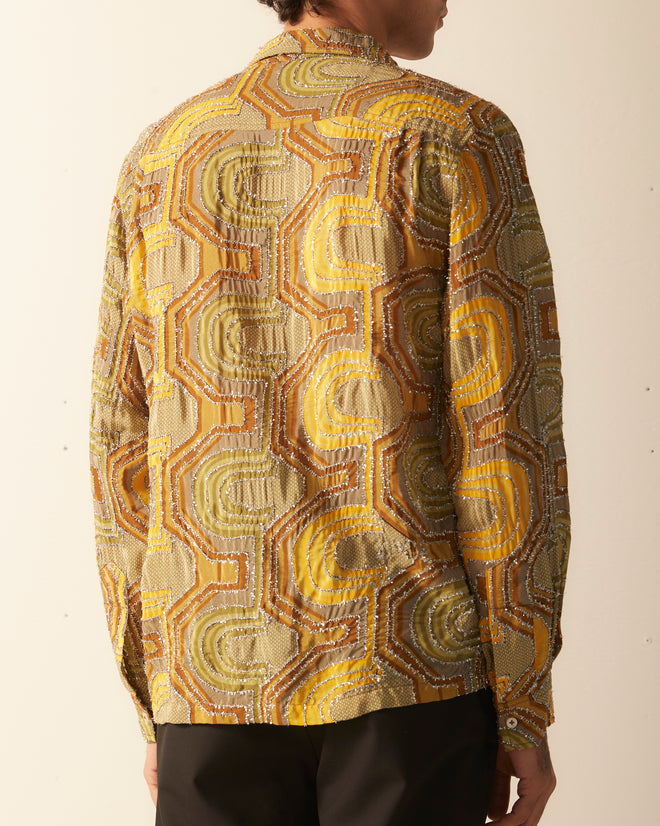Disco Tinsel Long Sleeve Shirt SHIRT BODE New York