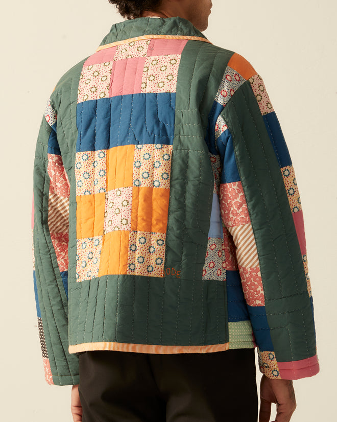Dotted Daisy Quilt Workwear Jacket OUTERWEAR BODE New York