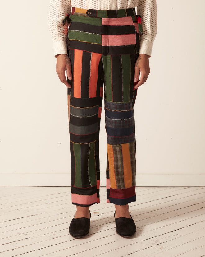 5-Bar Quilt Trousers TROUSERS BODE New York