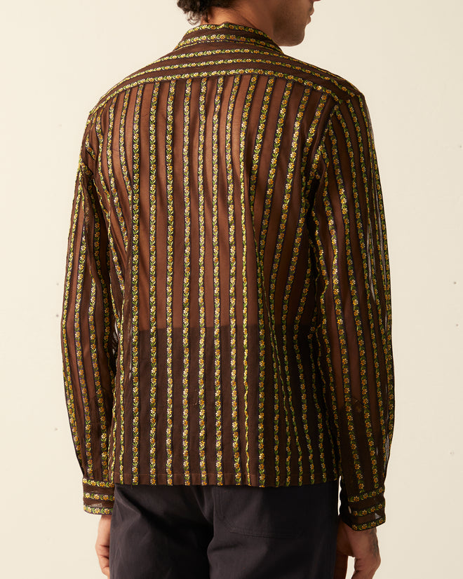 Floret Ribbon Long Sleeve Shirt SHIRT BODE New York