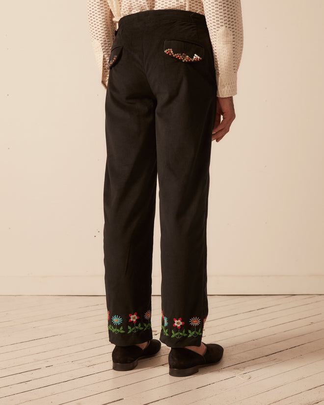 Beaded Garden Vine Trousers TROUSERS BODE New York
