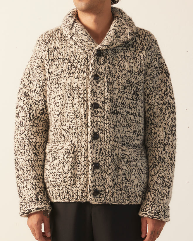 Gluckow Cardigan - Black Cream KNITWEAR BODE New York