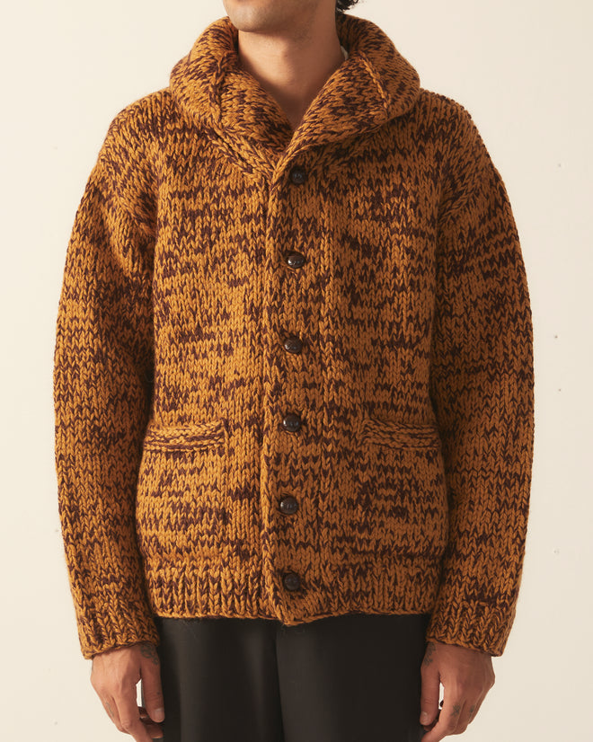 Gluckow Cardigan - Brown Yellow KNITWEAR BODE New York