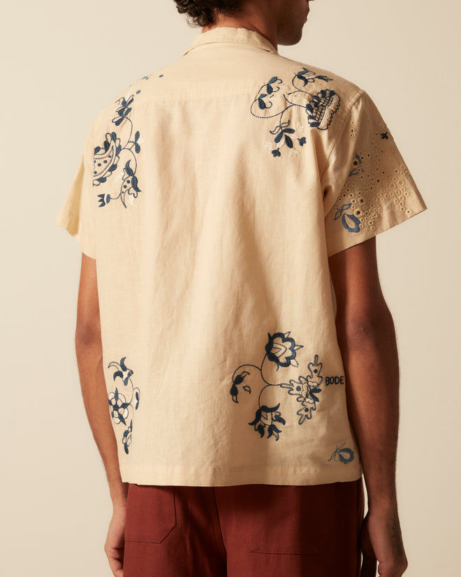 Mended Floral Short Sleeve Shirt SHIRT BODE New York
