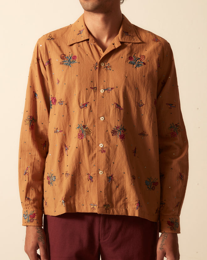 Micro Bird Long Sleeve Shirt SHIRT BODE New York