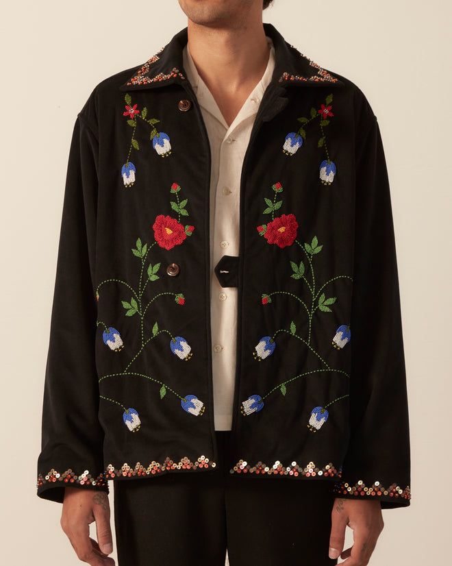Beaded Garden Vine Jacket OUTERWEAR BODE New York