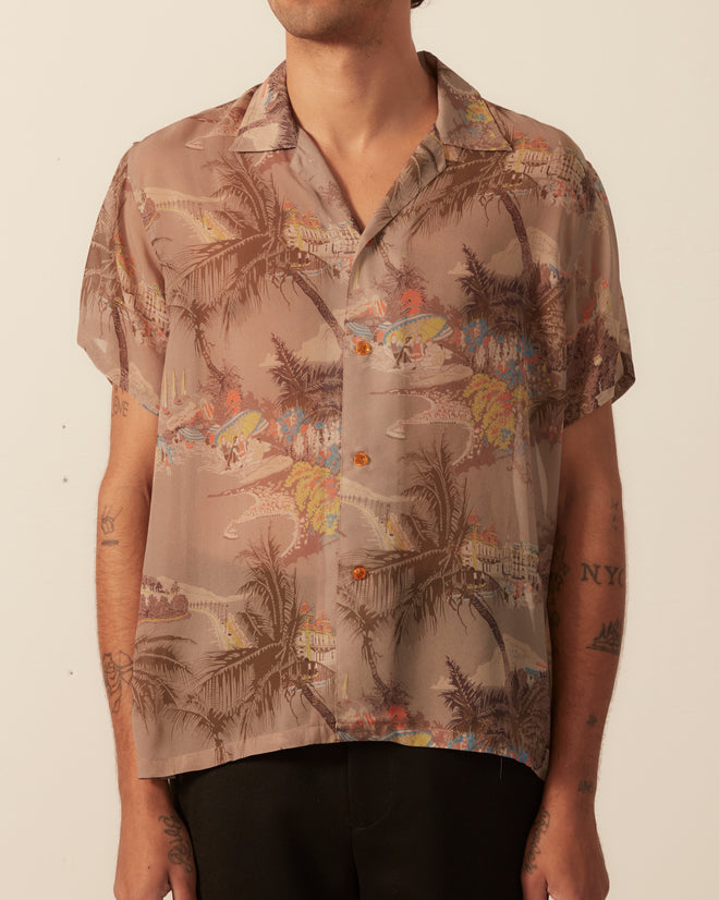 Riviera Print Short Sleeve Shirt SHIRT BODE New York