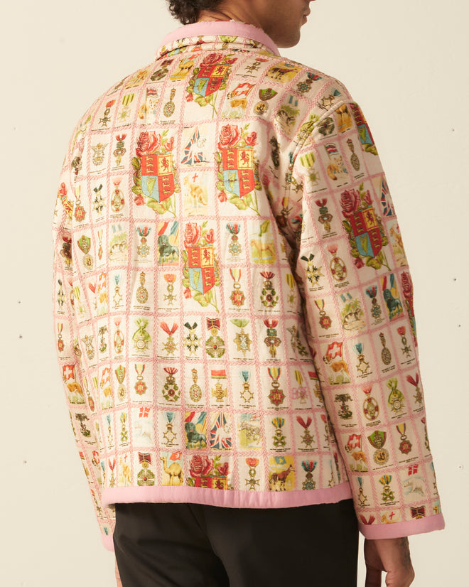 Tobacco Signet Quilt Jacket OUTERWEAR BODE New York