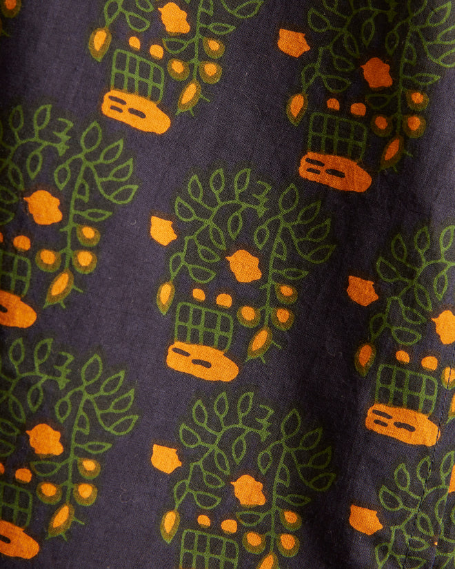 Trellis Block Print Short Sleeve Shirt SHIRTS BODE New York