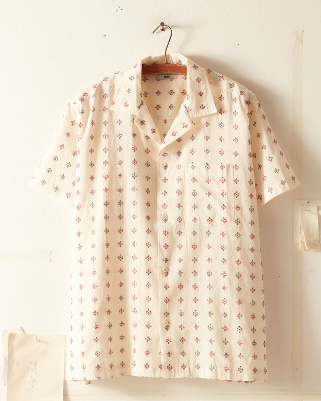 Chrystie Weave Short Sleeve Shirt SHIRT BODE New York
