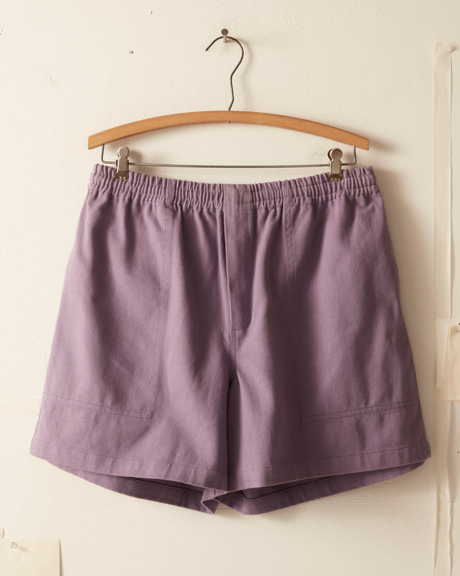 Twill Rugby Short - Lavender SHORTS BODE New York