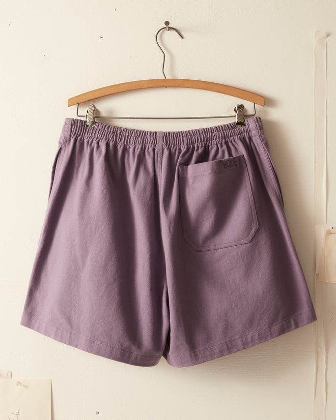 Twill Rugby Short - Lavender SHORTS BODE New York