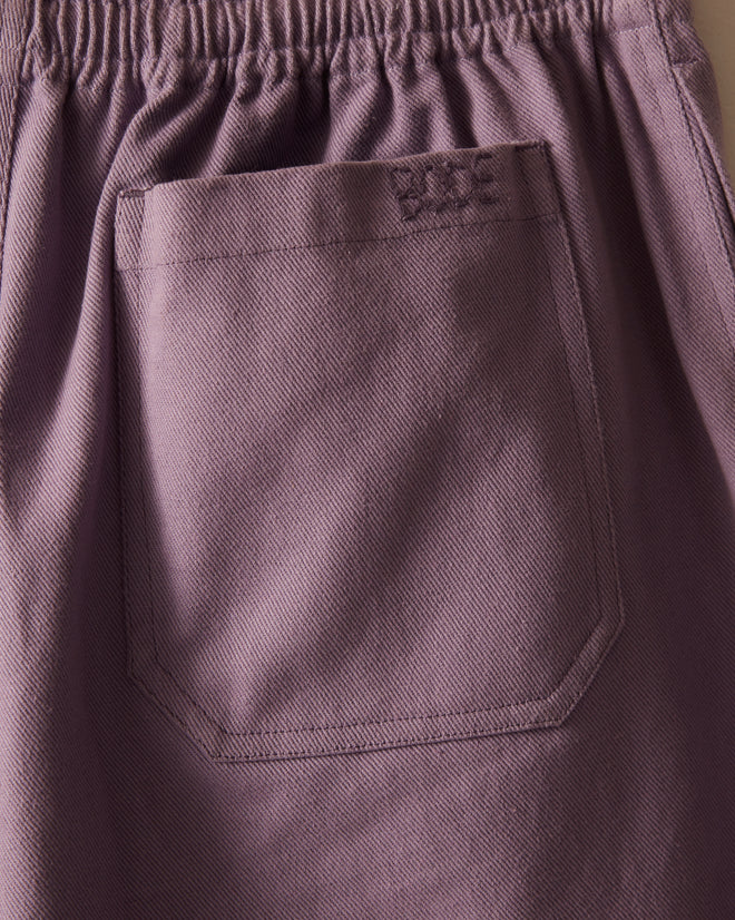 Twill Rugby Short - Lavender SHORTS BODE New York