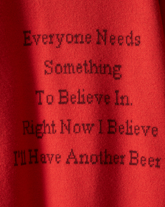 Another Beer Sweater - Orange KNITWEAR BODE New York