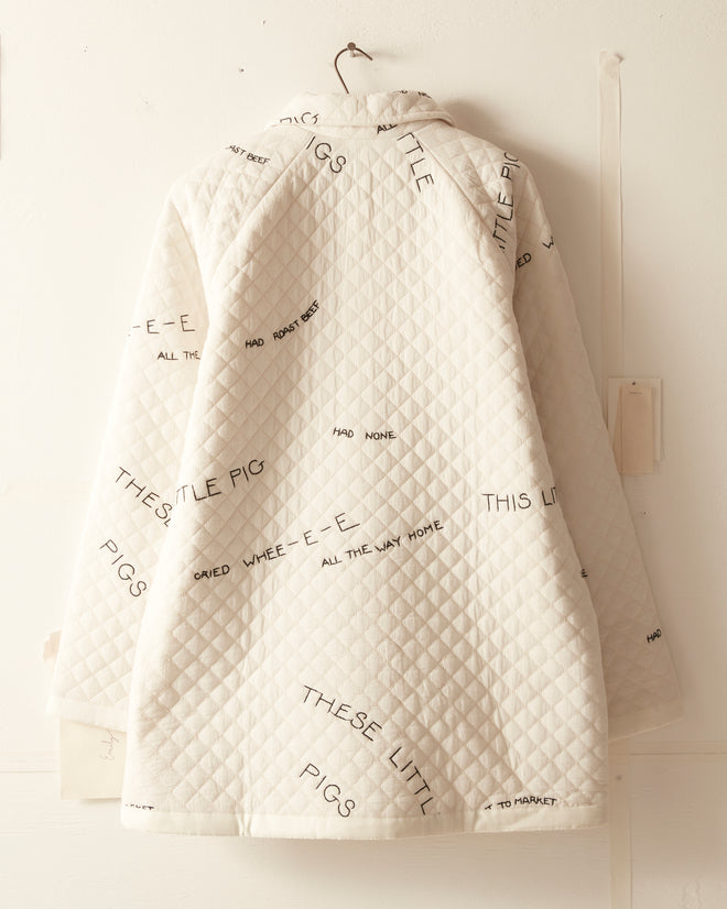 Quilted Little Pigs Jacket OUTERWEAR BODE New York