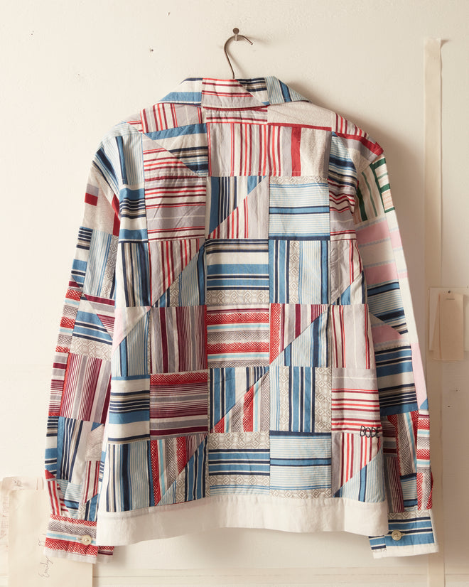 Patchwork Oxford Long Sleeve Shirt SHIRT BODE New York