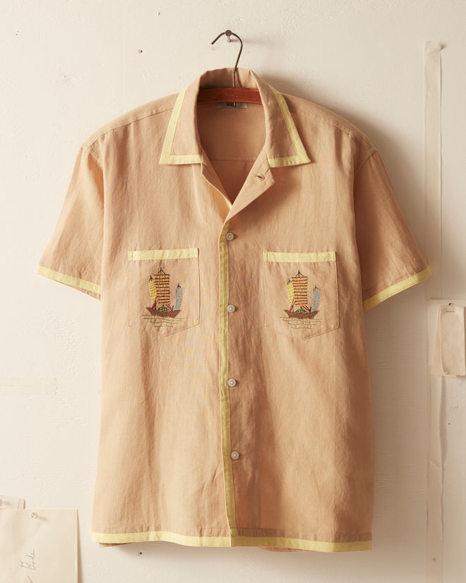 Ship Appliqué Short Sleeve Shirt SHIRT BODE New York