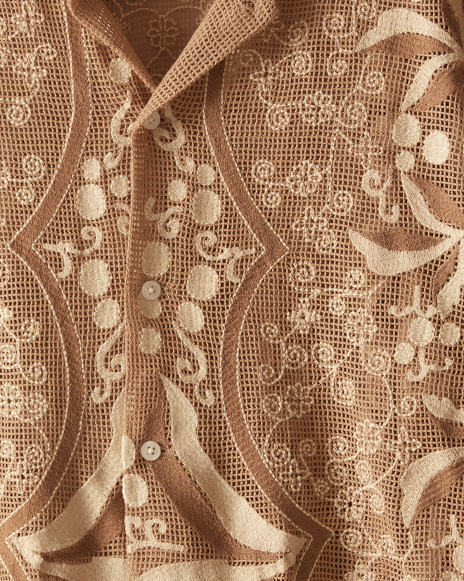 Filet Filigree Long Sleeve Shirt SHIRT BODE New York