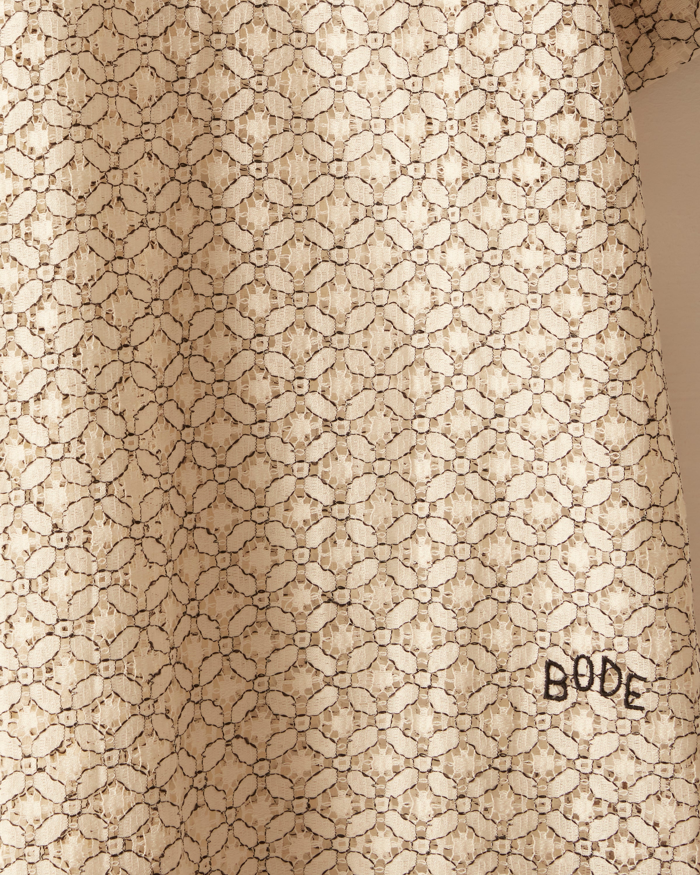 Petal Lace Short Sleeve Shirt – BODE